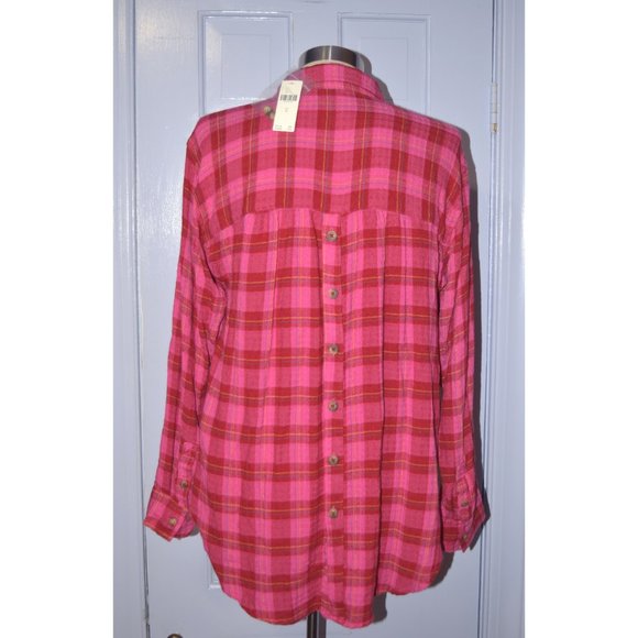NWT Anthropologie Plaid Pullover Top - Picture 3 of 5